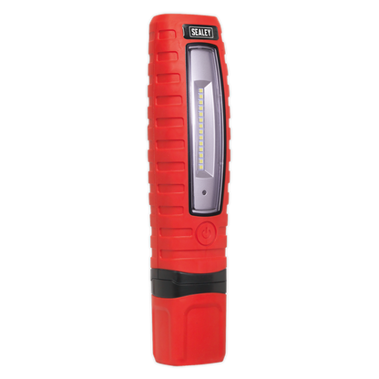 Rechargeable 360° Inspection Light 8W & 3W SMD LED - Red