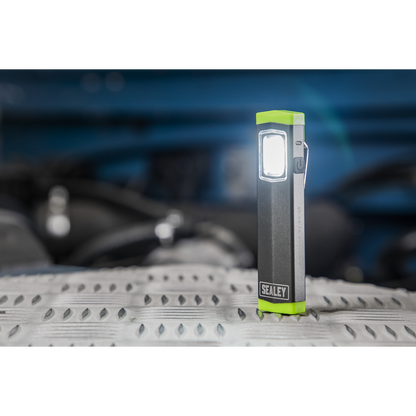 Mini Super Beam Aluminium Hand Torch 3W COB LED