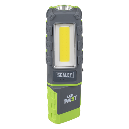 LED Twist Rechargeable Inspection Light, Green - Box of 12