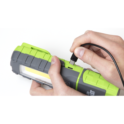 LED Twist Rechargeable Inspection Light 5W COB & 1W SMD