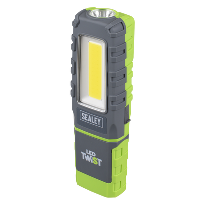 LED Twist Rechargeable Inspection Light 5W COB & 1W SMD