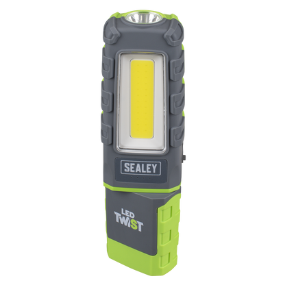 LED Twist Rechargeable Inspection Light 5W COB & 1W SMD