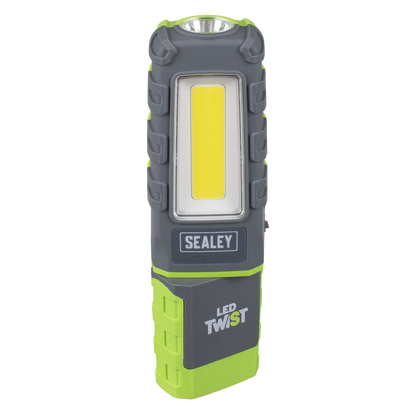 LED Twist Rechargeable Inspection Light 5W COB & 1W SMD