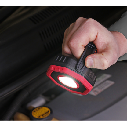 Rechargeable 360° Pocket Floodlight with Magnet 7W COB LED - Red