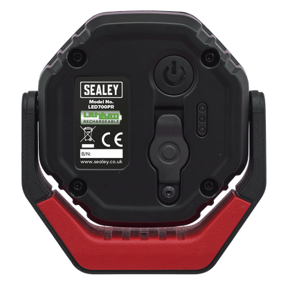 Rechargeable 360° Pocket Floodlight with Magnet 7W COB LED - Red