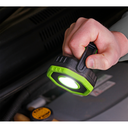 Rechargeable 360° Pocket Floodlight with Magnet 7W COB LED - Green
