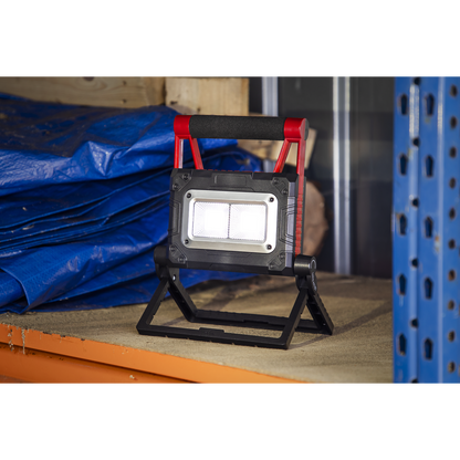 Rechargeable Solar Powered Portable Floodlight 15W COB LED