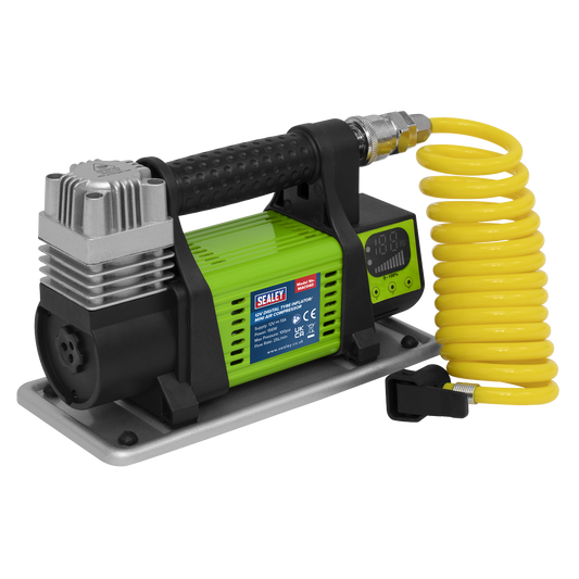 Digital Tyre Inflator/Mini Air Compressor 12V