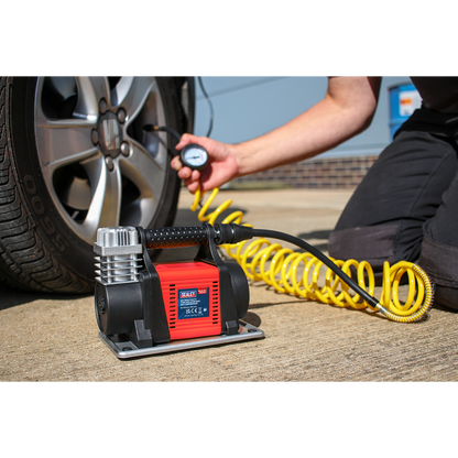 Heavy-Duty Tyre Inflator/Mini Air Compressor 12V