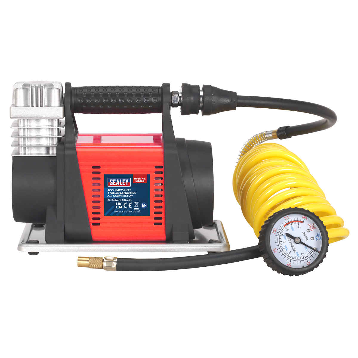 Heavy-Duty Tyre Inflator/Mini Air Compressor 12V