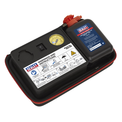 Tyre Inflator & Emergency Puncture Sealant Kit 12V