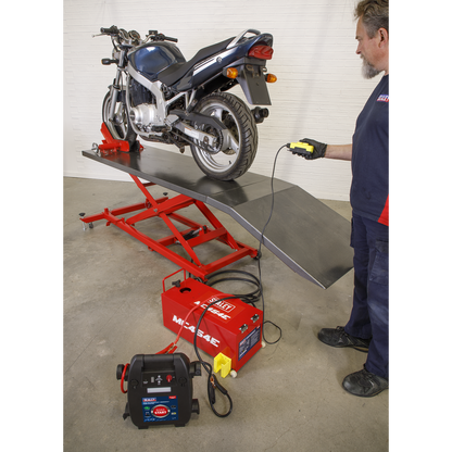 12V Electro/Hydraulic Motorcycle Lift 450kg Capacity