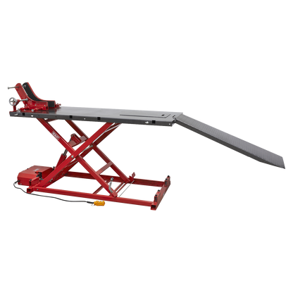 Heavy-Duty Electro/Hydraulic Motorcycle Lift 680kg Capacity