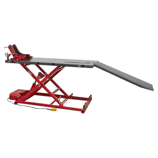 Heavy-Duty Electro/Hydraulic Motorcycle Lift 680kg Capacity
