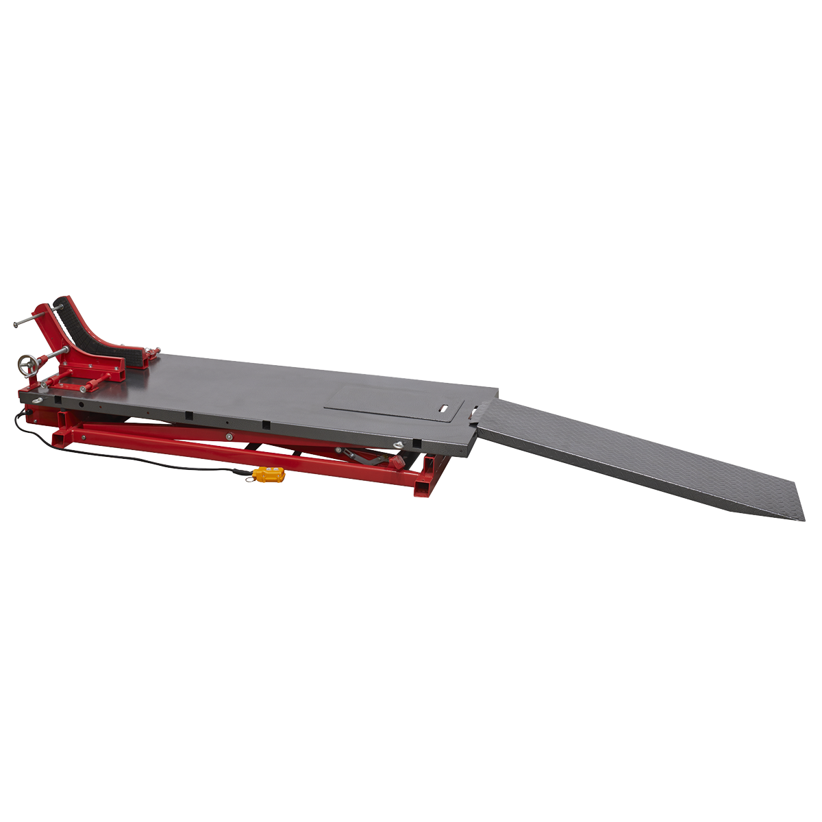 Heavy-Duty Electro/Hydraulic Motorcycle Lift 680kg Capacity