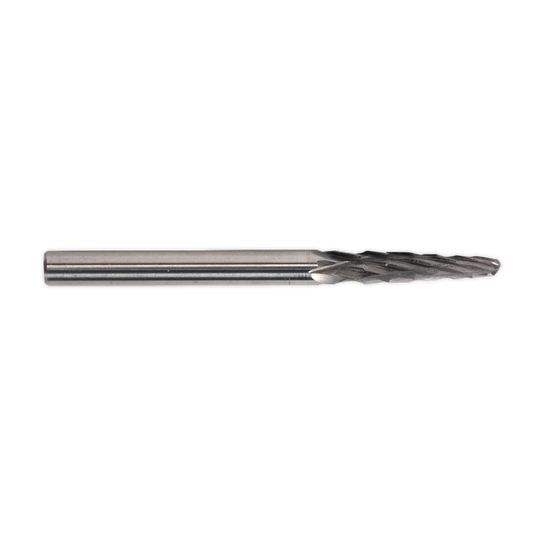 Micro Carbide Burr Ball Nose Taper 3mm - Pack of 3