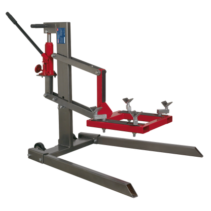 Single Post Hydraulic Portable Motorcycle Lift 450kg Capacity