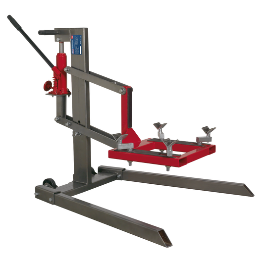 Single Post Hydraulic Portable Motorcycle Lift 450kg Capacity