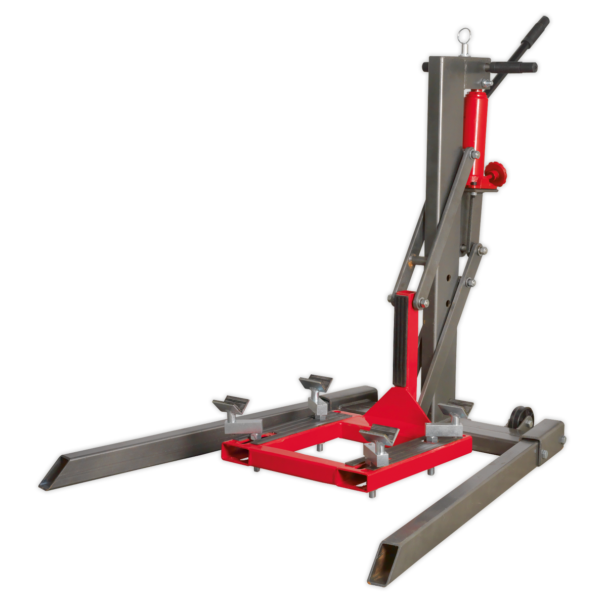 Single Post Hydraulic Portable Motorcycle Lift 450kg Capacity