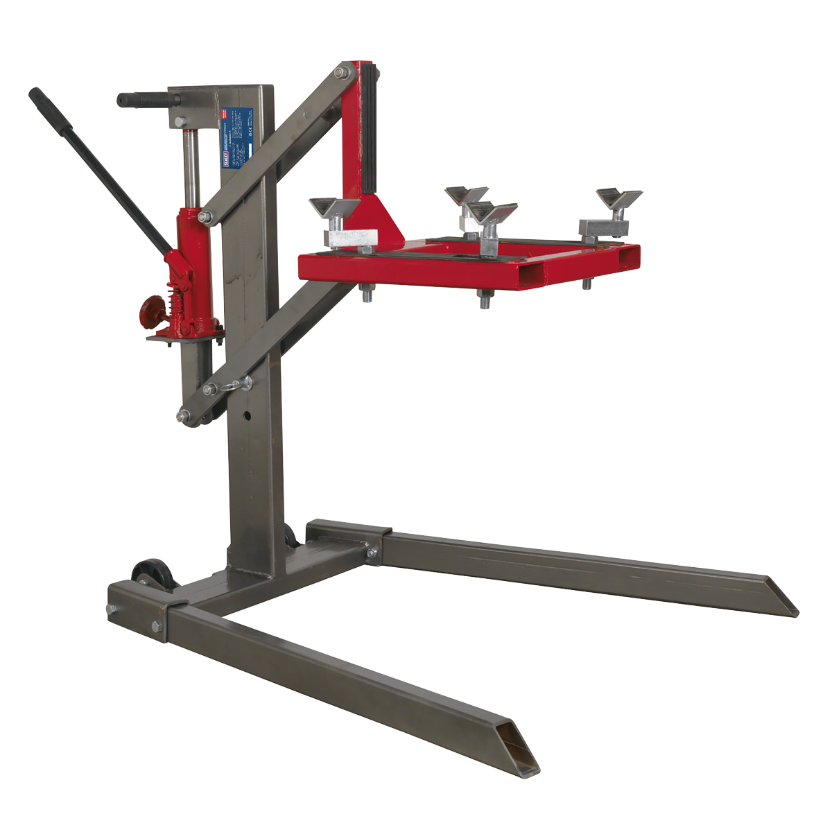 Single Post Hydraulic Portable Motorcycle Lift 450kg Capacity