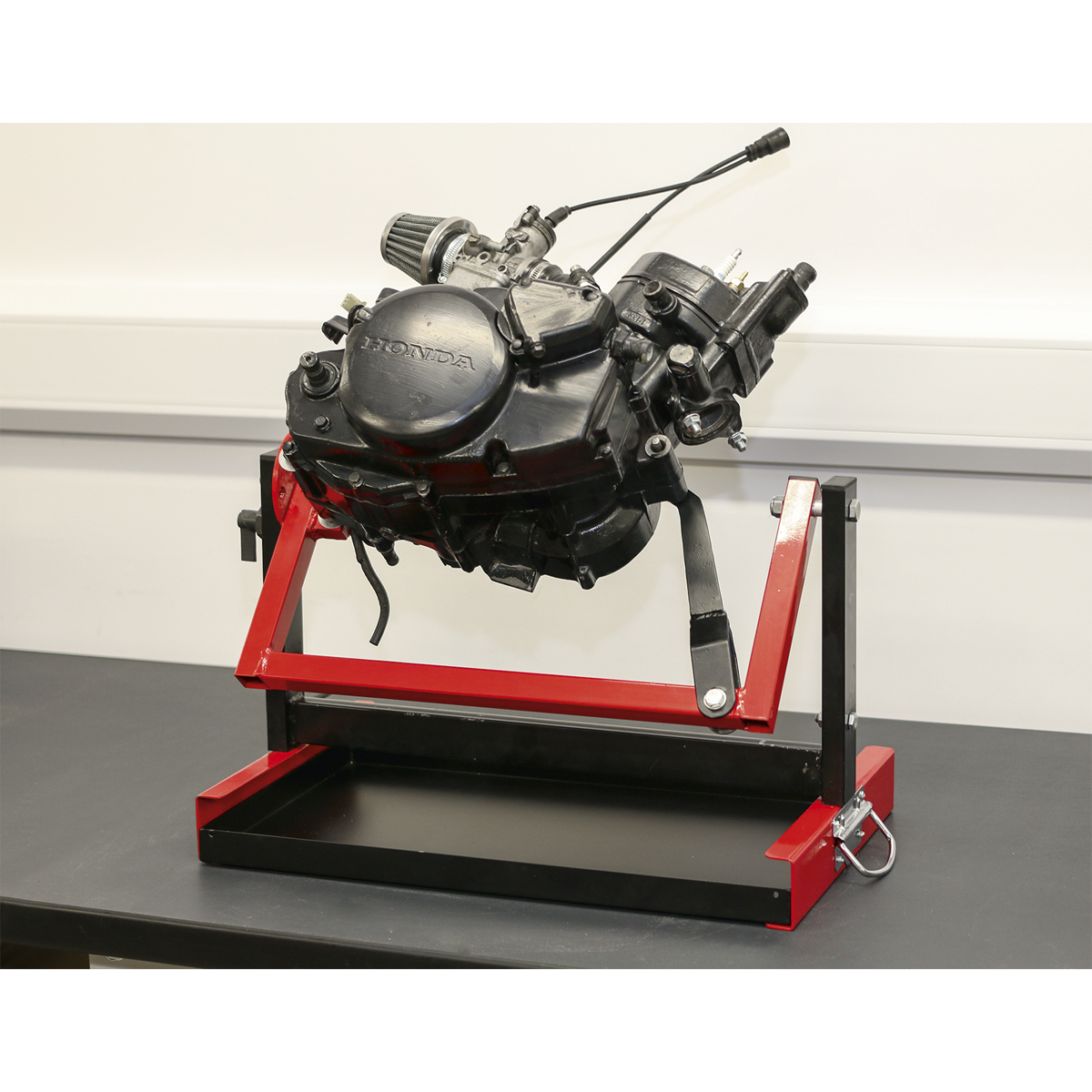 Motorcycle Engine Stand, Single/Twin Cylinder 30kg Capacity