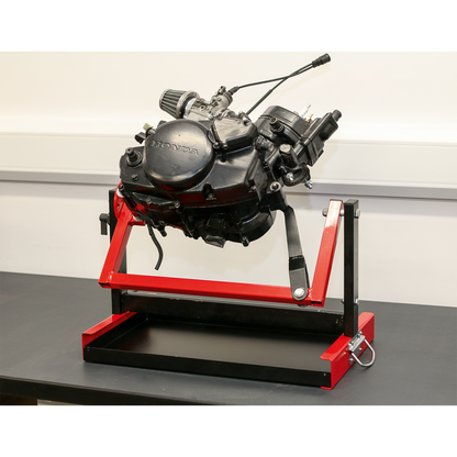 Motorcycle Engine Stand, Single/Twin Cylinder 30kg Capacity