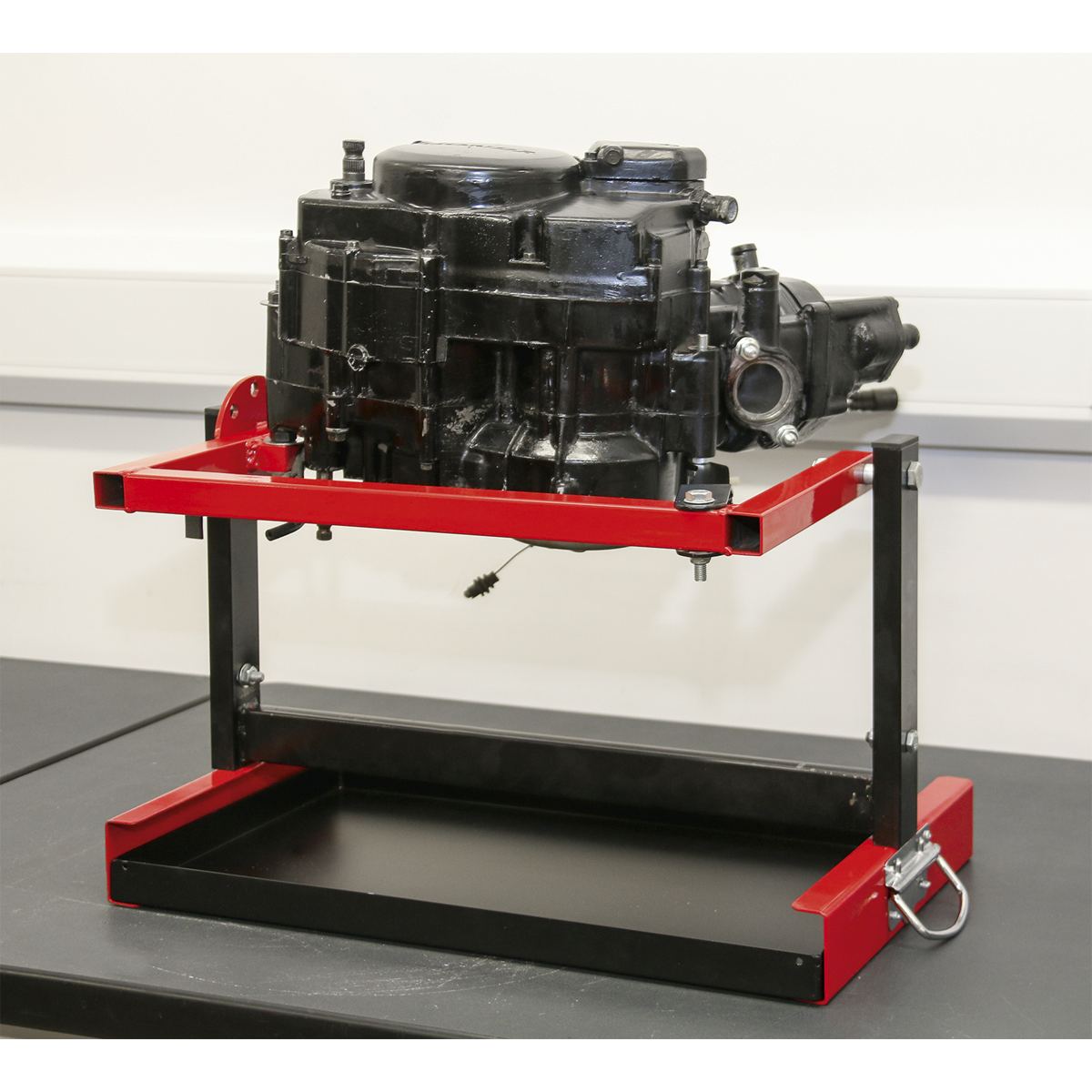 Motorcycle Engine Stand, Single/Twin Cylinder 30kg Capacity