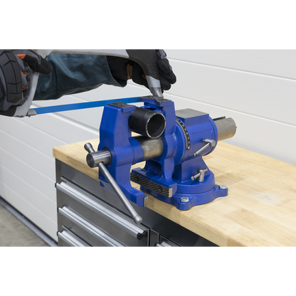 Multifunction Cast Iron Vice with Swivel Base 150mm