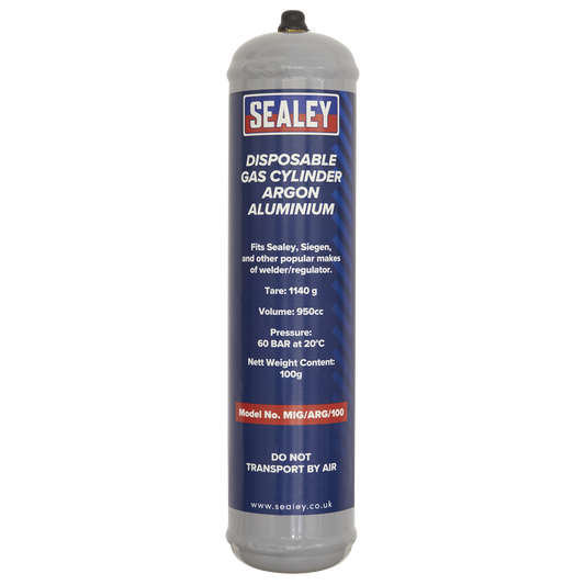 Disposable Argon Gas Cylinder 100g