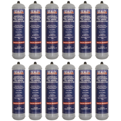 Disposable Carbon Dioxide/Argon Gas Cylinder 100g