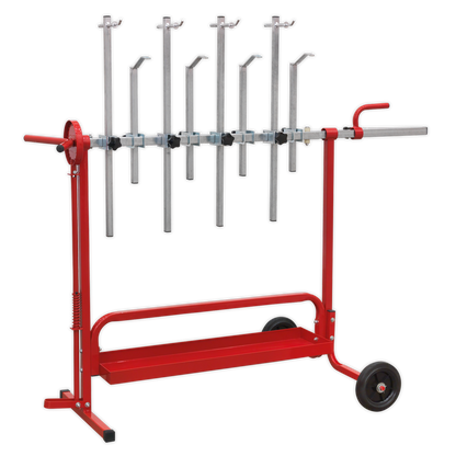 Heavy-Duty Universal Mobile Rotating Panel Stand