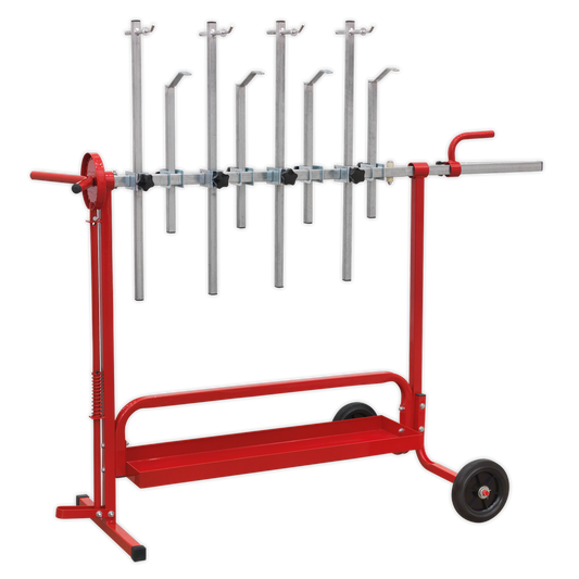 Heavy-Duty Universal Mobile Rotating Panel Stand