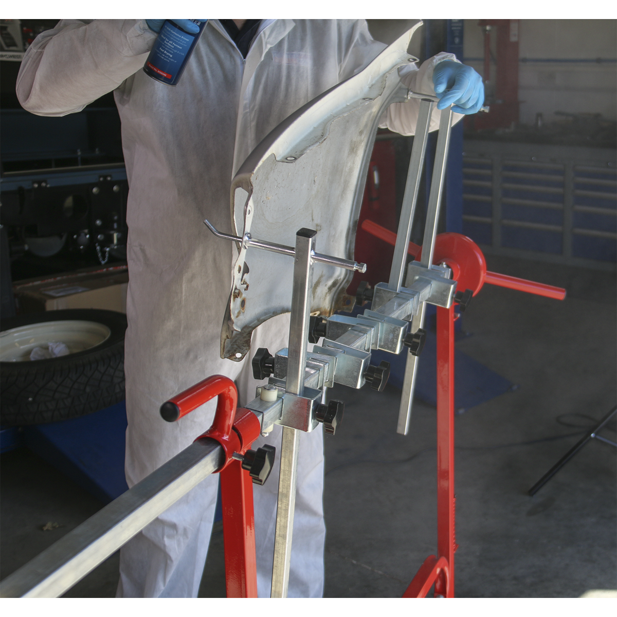 Heavy-Duty Universal Mobile Rotating Panel Stand