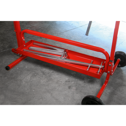 Heavy-Duty Universal Mobile Rotating Panel Stand