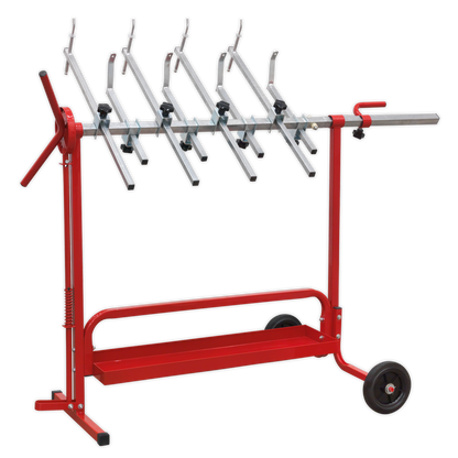 Heavy-Duty Universal Mobile Rotating Panel Stand