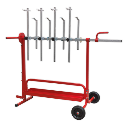 Heavy-Duty Universal Mobile Rotating Panel Stand