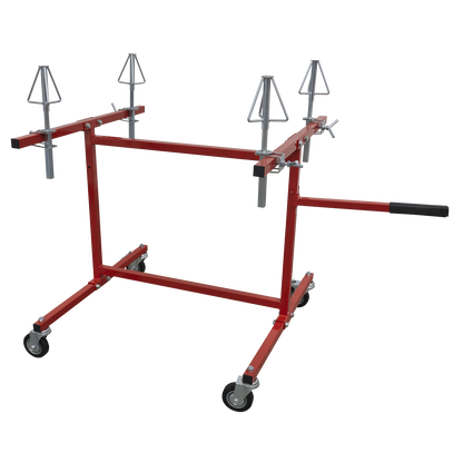 Alloy Wheel Repair/Painting Stand 4 Wheel Capacity