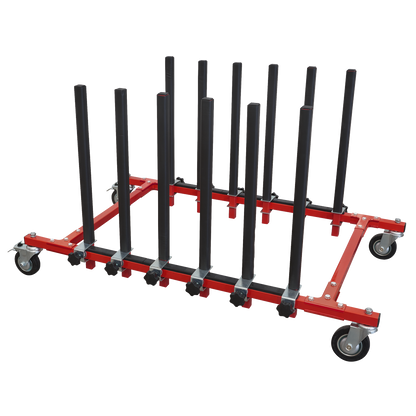 5 Panel Mobile Storage Rack