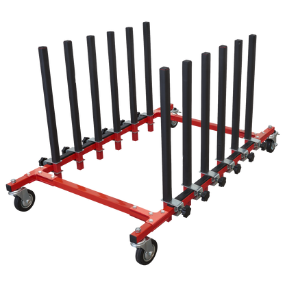 5 Panel Mobile Storage Rack