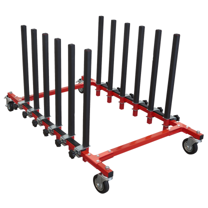 5 Panel Mobile Storage Rack