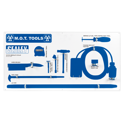 MOT Tool Board with Tools