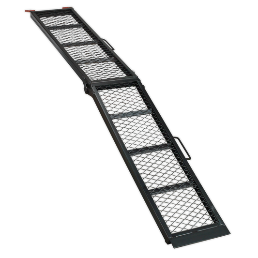 Steel Mesh Folding Loading Ramp 360kg Capacity