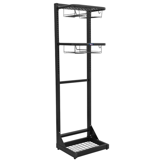 Motorcycle Helmet & Gear Tidy, Freestanding