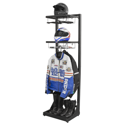 Motorcycle Helmet & Gear Tidy, Freestanding