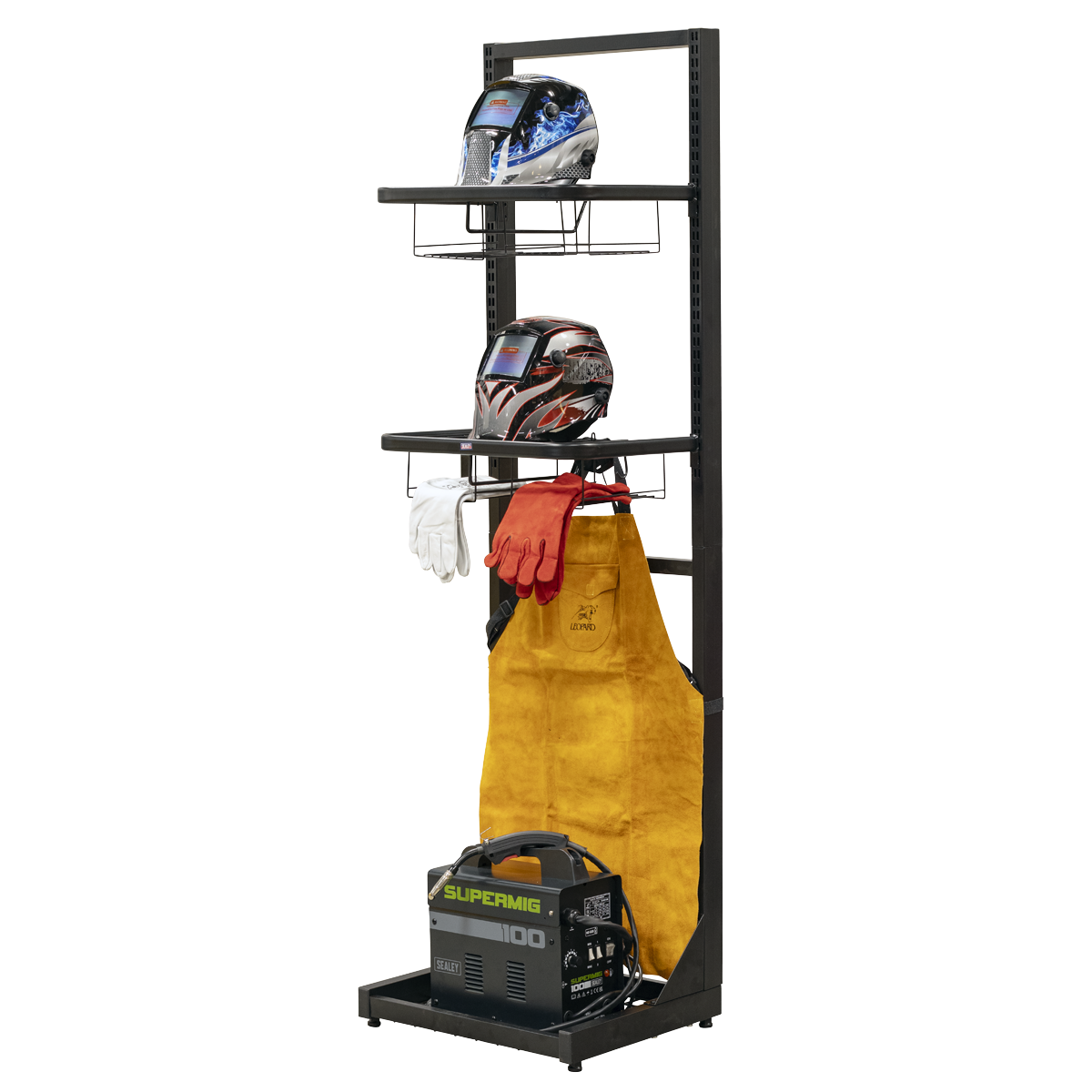 Motorcycle Helmet & Gear Tidy, Freestanding