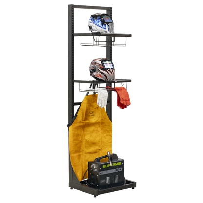 Motorcycle Helmet & Gear Tidy, Freestanding