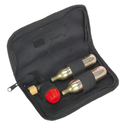 Motorcycle CO2 Emergency Tyre Inflator Kit