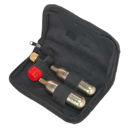 Motorcycle CO2 Emergency Tyre Inflator Kit