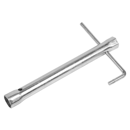 Long Reach Double End Spark Plug Box Spanner with L-Bar