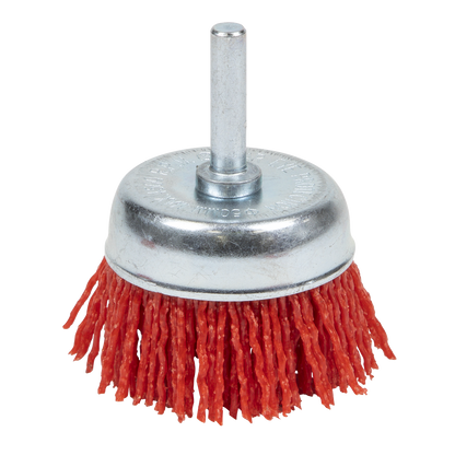 Nylon Filament Cup Brush 50mm with 6mm Shaft